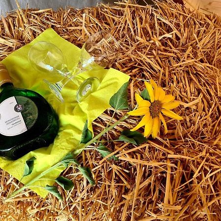 Schlaffass Mit Wellness In Alter Scheune Seinsheim Zewnętrze zdjęcie
